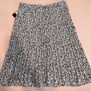 Karl Lagerfeld pleated, floral skirt